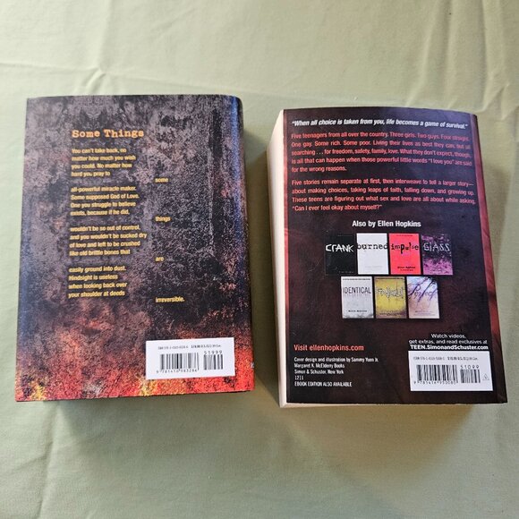 2 Book Bundle: Smoke (Hardcover) & Tricks (Paperback) by Ellen Hopkins - Picture 11 of 11